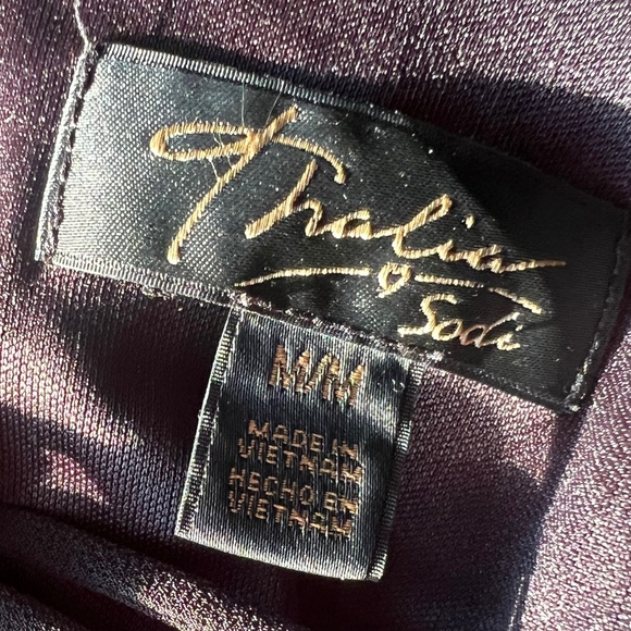 Sheer Lace Up V-Neck Long Sheer Long Sleeve Dress - Picture 7 of 7